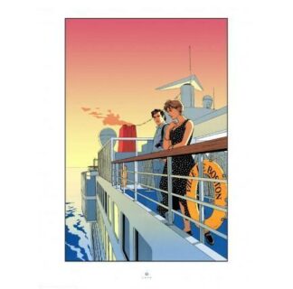Alpha Sérigraphie signée Le bateau