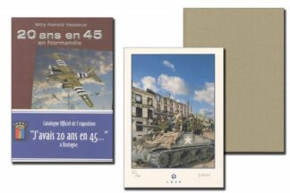 Vassaux, Tirage de tête signé et Ex-libris signé, Bastogne, 20 ans en 45 en Normandie, (Édition limitée beige)
