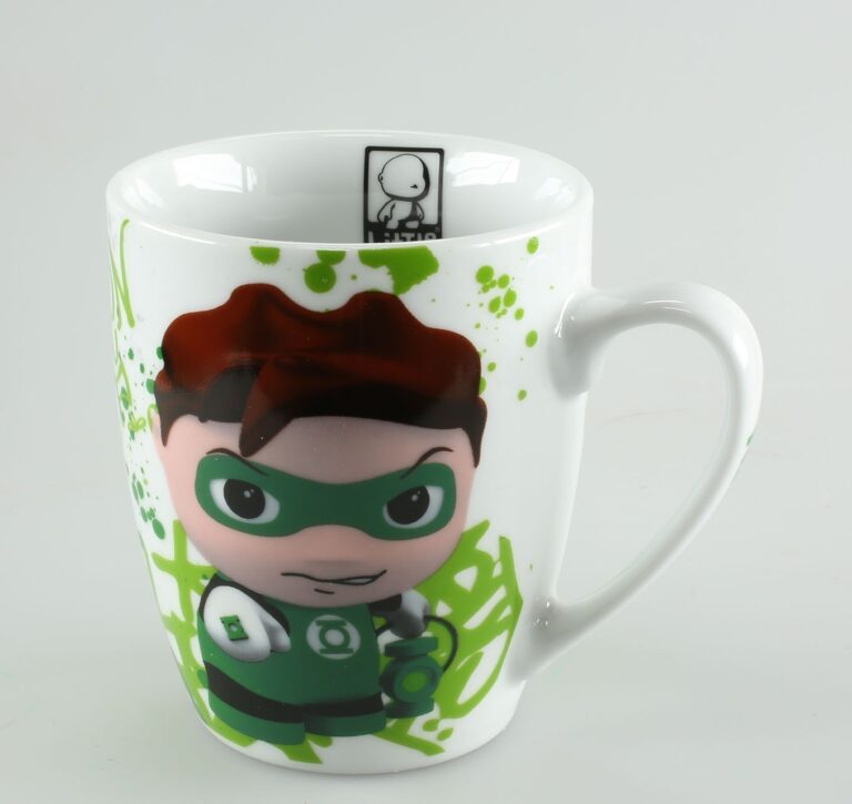Green Lantern mug décoré à l'effigie de little Green Lantern