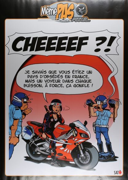 Sato, Même pas peur, Affiche offset, Cheeeef