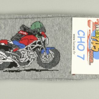Chaussettes Même pas Peur Gaaaaz DUCATI Coloris au Choix - gris