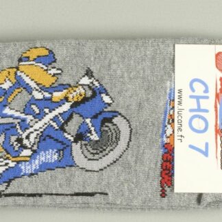 Chaussettes Même pas Peur Gaaaaz YAMAHA Coloris au Choix - gris