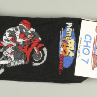Chaussettes Même pas Peur Gaaaaz HONDA Coloris au Choix - noir