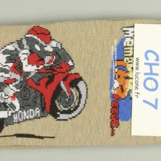 Chaussettes Même pas Peur Gaaaaz HONDA Coloris au Choix - sable