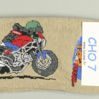 Chaussettes Même pas Peur Gaaaaz DUCATI Coloris au Choix - sable