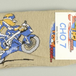 Chaussettes Même pas Peur Gaaaaz YAMAHA Coloris au Choix - sable