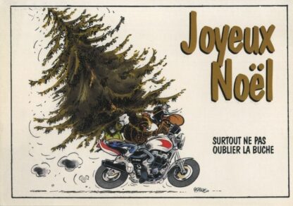 Joe Bar Team, Carte Postale, Joyeux Noël ! Surtout ne pas oublier la buche