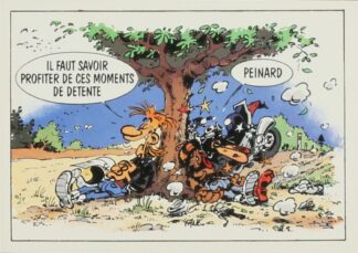 Joe Bar Team, Carte Postale, Il faut savoir profiter de ces moments de détente. Peinard
