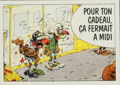 Joe Bar Team, Carte Postale, Pour ton cadeau, ça fermait à midi