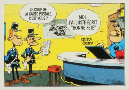 Joe Bar Team, Carte Postale, Le coup de la carte postale, c'est vous? ! Moi, j'ai juste écrit "Bonne fête"