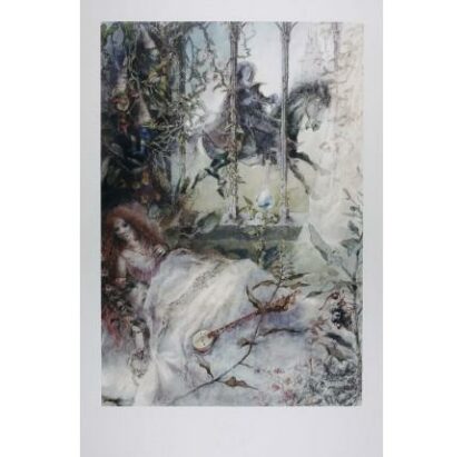 Hausman, Affiche Offset, La belle au bois Dormant