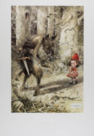 Hausman, Affiche Offset, Le chaperon rouge