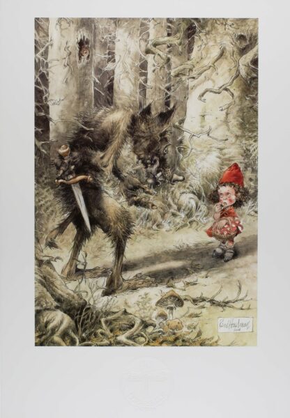 Hausman, Affiche Offset, Le chaperon rouge