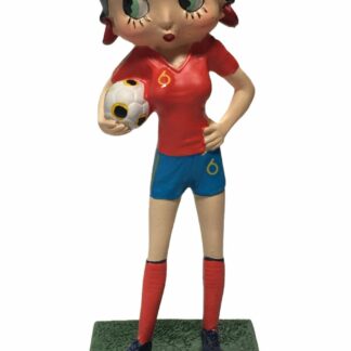 Betty Boop : Statuette résine : Betty Boop Footballeuse - Équipe d'Espagne