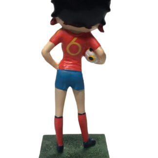 Betty Boop : Statuette résine : Betty Boop Footballeuse - Équipe d'Espagne-1
