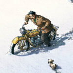 Loisel, Tripp, Magasin Général, Affiche, Serge à moto