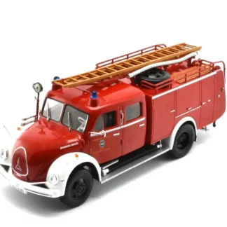 Camion pompier miniature Magirus Deutz Mercur 1/43