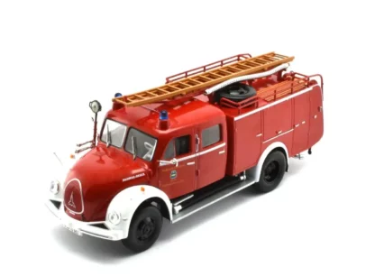 Camion pompier miniature Magirus Deutz Mercur 1/43