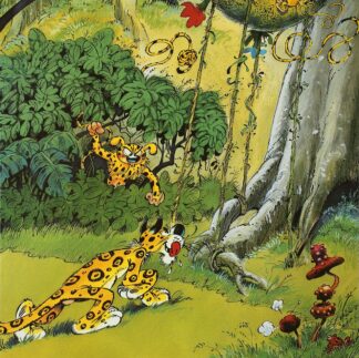 Batem, Le Marsupilami, Affiche, 30 cm X 30 cm, Le Jaguar (variante)