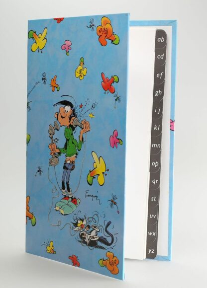Franquin, Gaston Lagaffe, répertoire téléphonique, Gaston fleurs (1995)