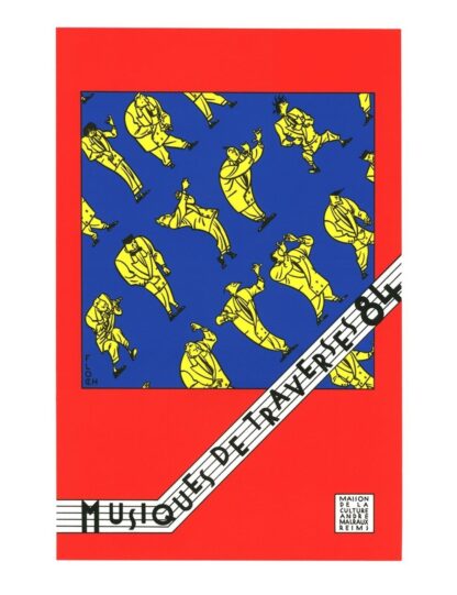 Floc'h, Sérigraphie signée, Musiques de traverse