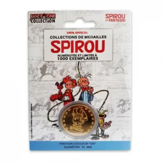 medaille-de-collection-limitée-spirou-et-fantasio-avec-spip-et-marsupilami-2019