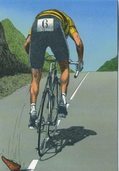 Serre, Carte postale, Chute de selle