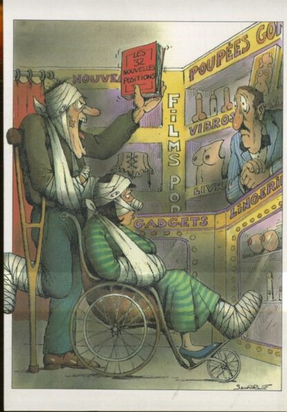 Serre, Carte postale, Sexshop