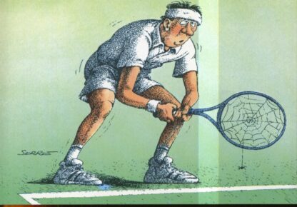 Serre, Carte postale, Tennis