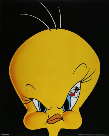 Titi, Affiche offset, Menacé 40X50 cm