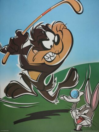 Taz golfeur 60X80 cm