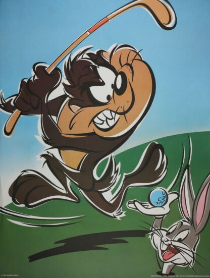 Taz golfeur 60X80 cm