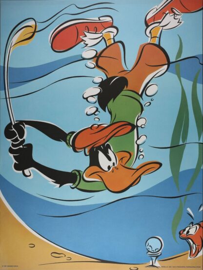 Daffy golfeur 60X80 cm