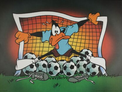 Daffy goal 80X60 cm