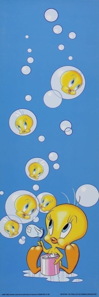 Titi, Affiche offset Bulles 15X45 cm