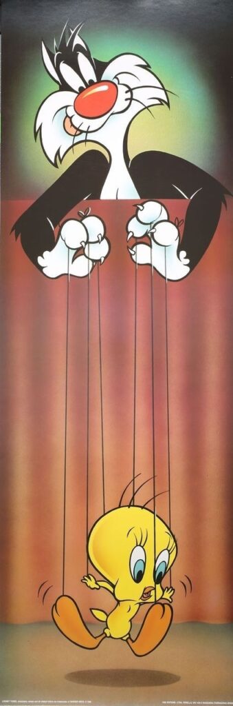 Titi, Affiche offset, Marionnette 30X90 cm