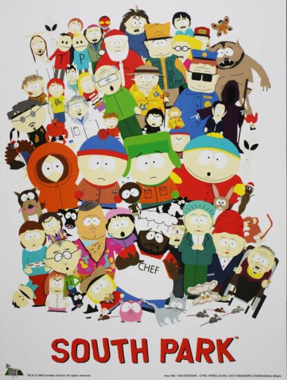 South Park Affiche vintage Photo de famille
