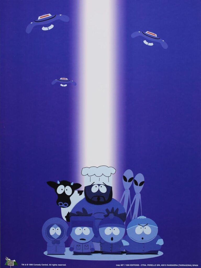 South Park Affiche vintage OVNI