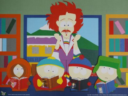 South Park Affiche vintage La salle de classe (40X30 cm)