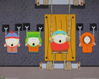 South Park Affiche vintage Prisonniers (50X40 cm)