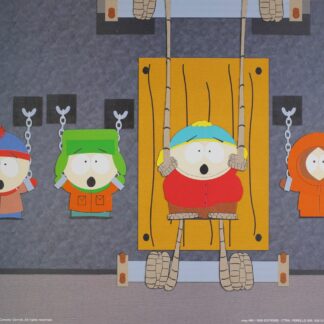 South Park Affiche vintage Prisonniers
