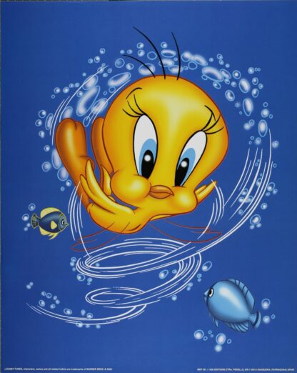 Titi, Affiche offset, Poissons 40X50 cm