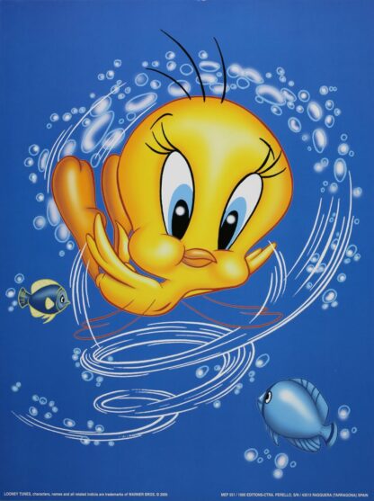 Titi, Affiche offset, Poissons 30X40 cm