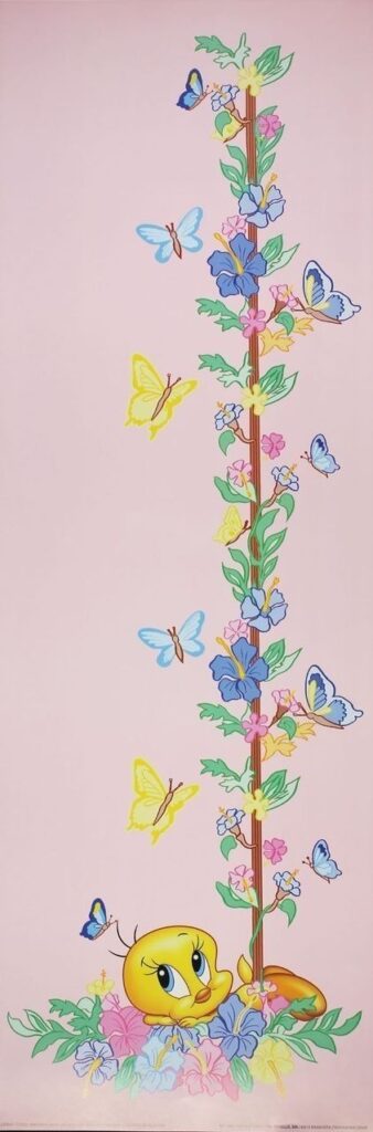 Titi, Affiche offset, Papillons 30X90 cm