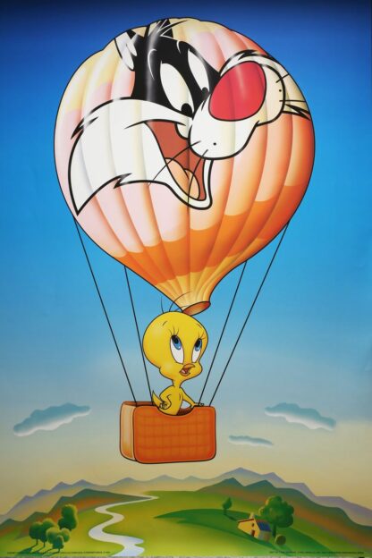 Titi, Affiche offset, Montgolfière 62X93 cm