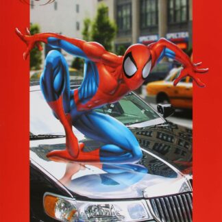 Spider-Man Ultimate Affiche vintage (2002) Sur le capot