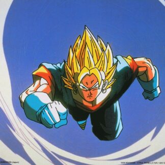 Dragon Ball Z Affiche offset vintage 1000 Editions (1989) : Vegetto Super Saiyan en vol