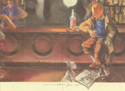 Fort, Tintin, Ex-libris, Hommage à Tintin et à Miro