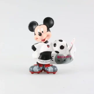 Figurine Mickey Disney tenue de foot vareuse blanche