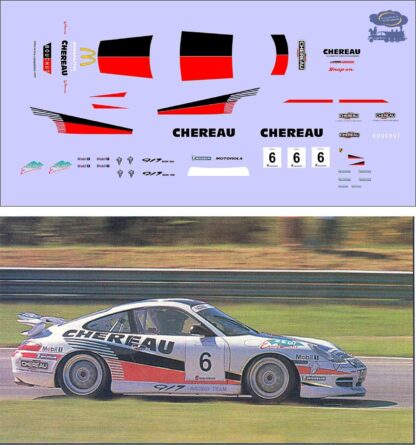 PORSCHE, 996 CUP - Carrera Cup France 2000, Décalcomanie pour miniature, 1/43